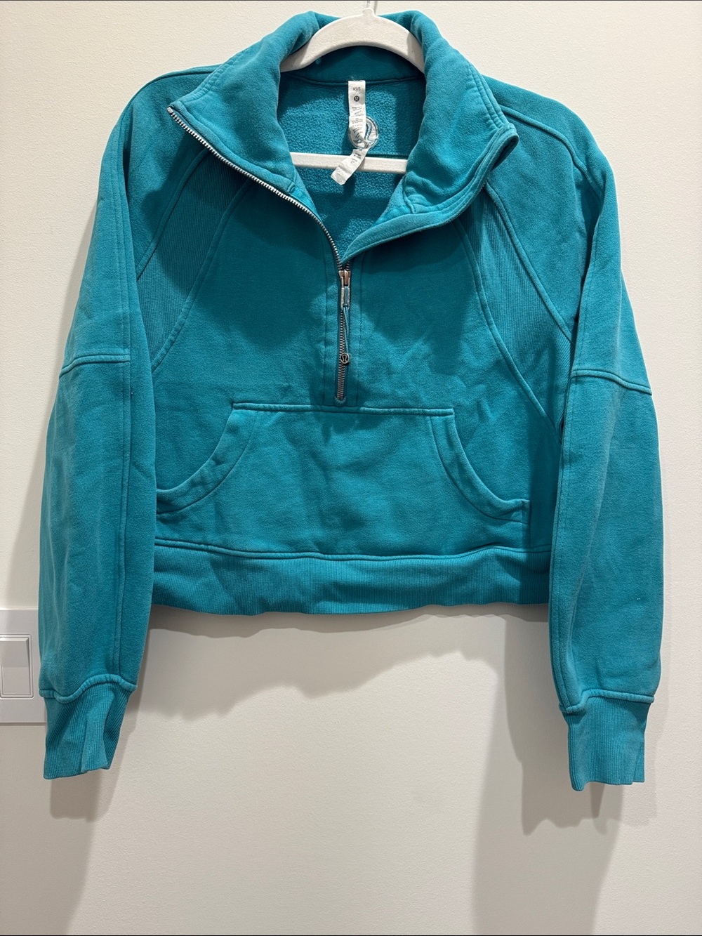 lululemon athletica Scuba Oversized Funnel-Neck Half-Zip Swearshirt in Oceanic